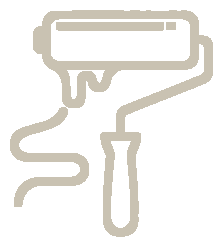 Pictogramme rouleau de peinture